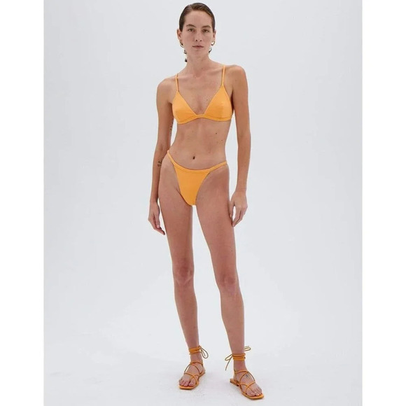 JONATHAN SIMKHAI Joelle Bikini Top in Pixie XSmall New Womens Swim - Picture 10 of 14